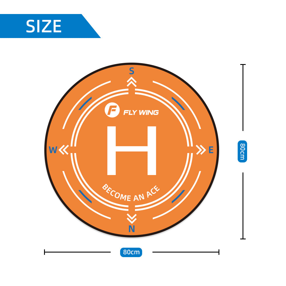 FLYWING RC Helicopter Landing Pad, Portable Foldable Launch Pad Helipad