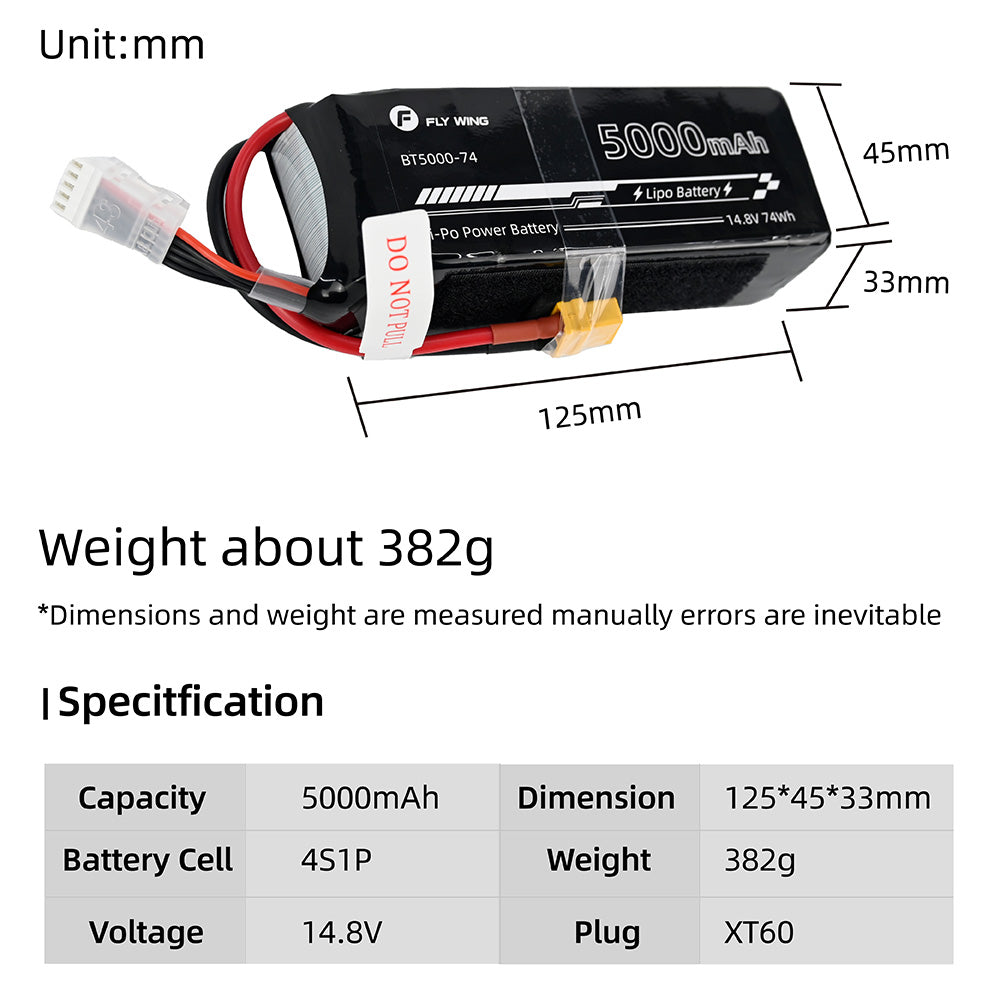 FL112-Battery 4S-5000mAh