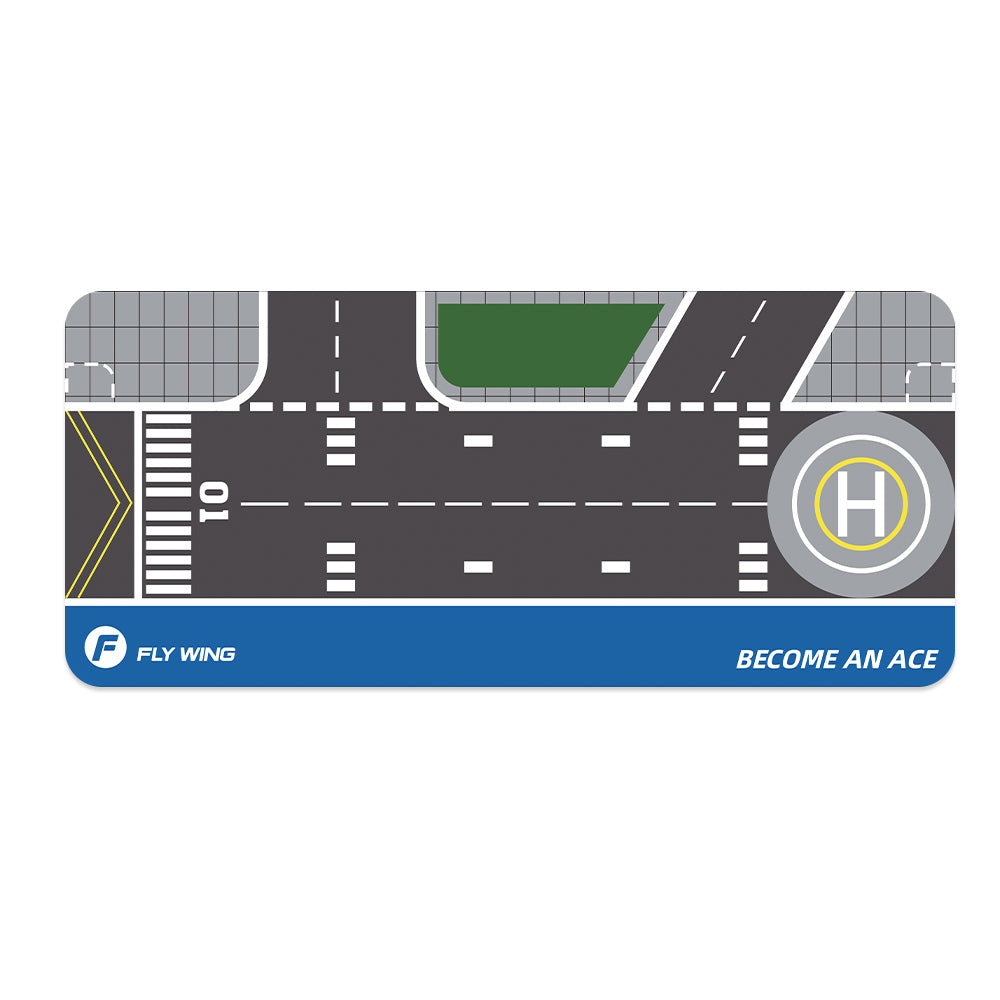 FLY WING Aircraft Runway Mouse Pad, Branded Desk Mat for RC Hobbyists