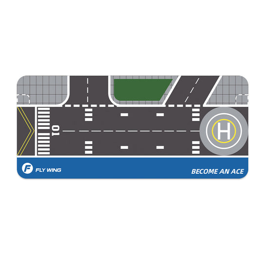 FLY WING Aircraft Runway Mouse Pad, Branded Desk Mat for RC Hobbyists