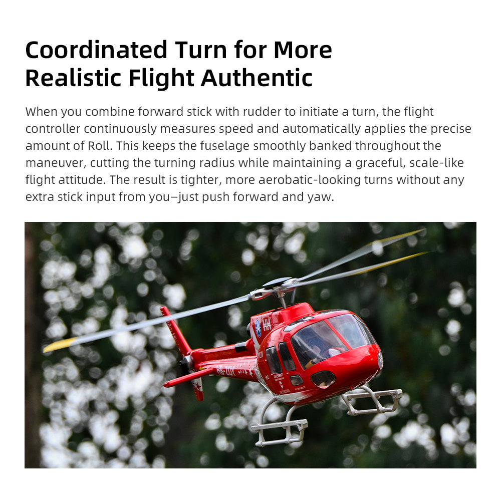 FLYWING AS350 Scale helicopter 470L size 3-blades 6CH GPS AS-350 Squirrel rc helicopter