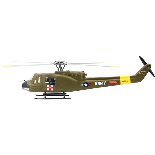 Flywing UH-1 Huey  ACE  4 Blades GPS Stabilized 6CH RC Scale helicopter 470L size