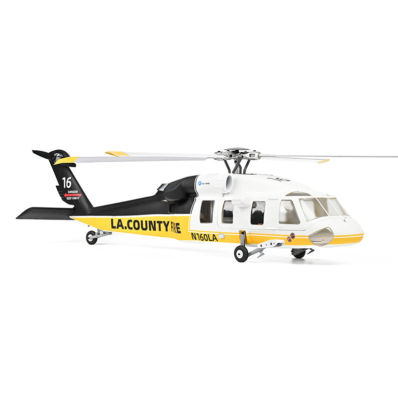 FLYWING UH-60L Firehawk 4-Blade Scale Black Hawk Heli ACE Flight Controller GPS 470